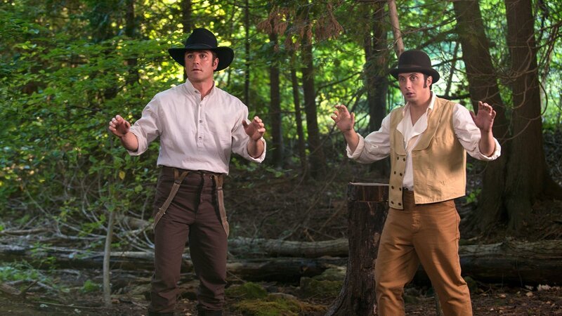 William Murdoch (Yannick Bisson, l.) und George Crabtree (Jonny Harris, r.). – Bild: Shaftesbury