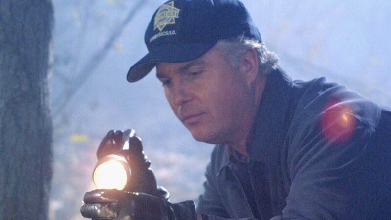 Grissom (William Petersen) sucht nach dem Motiv des Mordes. – Bild: TVNOW /​ CBS