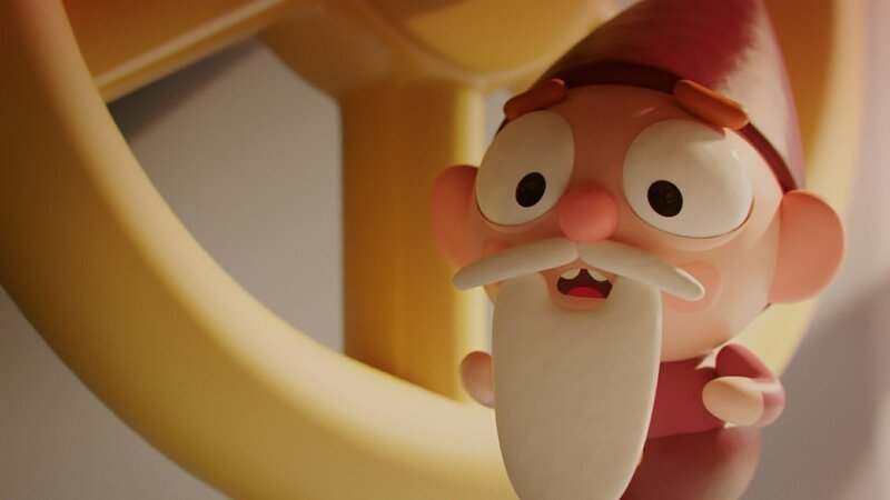 Weil sie am falschen Rad der Zeit gedreht haben, altert auch Bob rasend schnell. – Bild: ZDF/​DR, Sparre Production, GODO Films