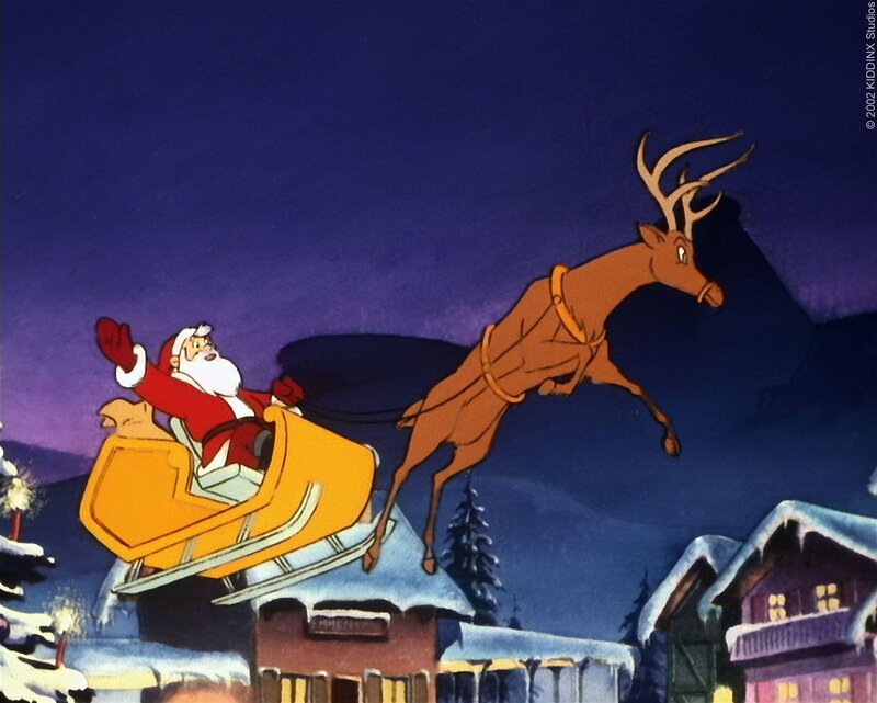 Der Weihnachtsmann ist in Eile. Zwei Tage vor Weihnachten müssen noch die letzten Geschenke verteilt werden. – Bild: Super RTL