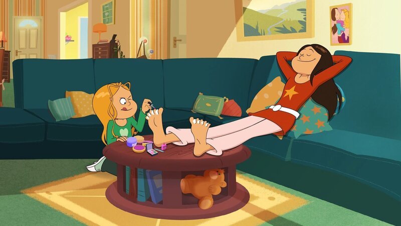 Wendy nutzt es aus, dass Marine alles tut, um ein Ticket für das Tunier zu bekommen. – Bild: NDR/​Bamboo Production/​Samka Productions