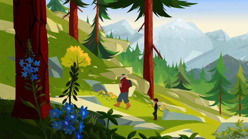 César und Sebastian auf dem Weg zur Kristallhöhle. – Bild: ZDF und Gaumont Animation, PVP Animation III Inc.