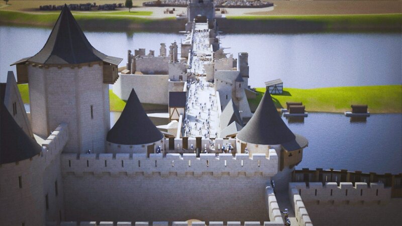 Die 30 000 Einwohner von Orléans leisten Widerstand, geschützt von einer der modernsten Festungen ihrer Zeit. – Bild: ZDF