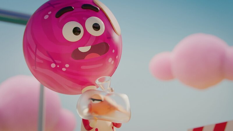 Strike (links) versucht, ihre Klassenkameradin Goldie (rechts) zur Aquarium-Notaufnahme zu bringen. Dabei muss Goldie auch mal kurzerhand in einer Plastiktüte zwischengelagert werden. – Bild: ZDF/​DR, Sparre Production, GODO Films