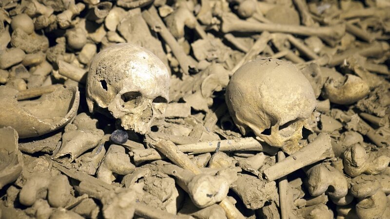 Karner. Ein Karner ist ein Beinhaus auf mittelalterlichen Friedhöfen, in dem Skelette und Knochen von Verstorbenen gelagert werden, sobald der Platz für neue Gräber benötigt wird. – Bild: ORF/​Pammer Film