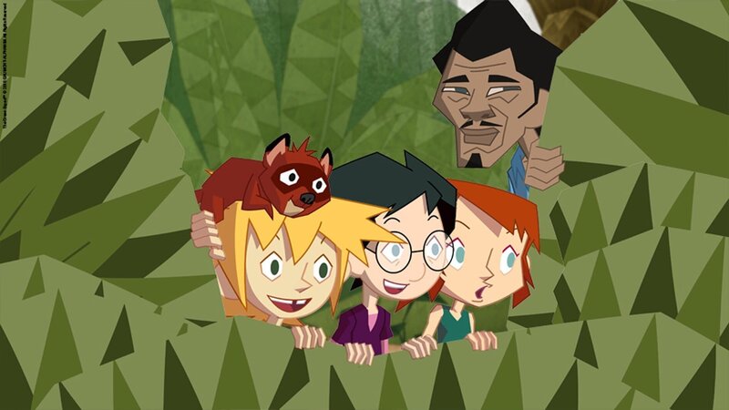 Das Green Team ist auf der Suche nach seltenen Pflanzen mit heilender Wirkung. – Bild: KiKA/​Gaumont-Alphanim