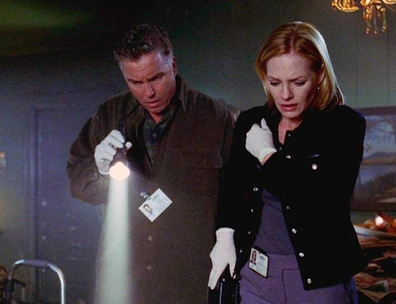 Wer ermordet eine alte Frau, die etlichen Katzen ein neues Zuhause gab? Gil (William Petersen) und Catherine (Marg Helgenberger) beginnen mit ihren Ermittlungen. – Bild: RTL