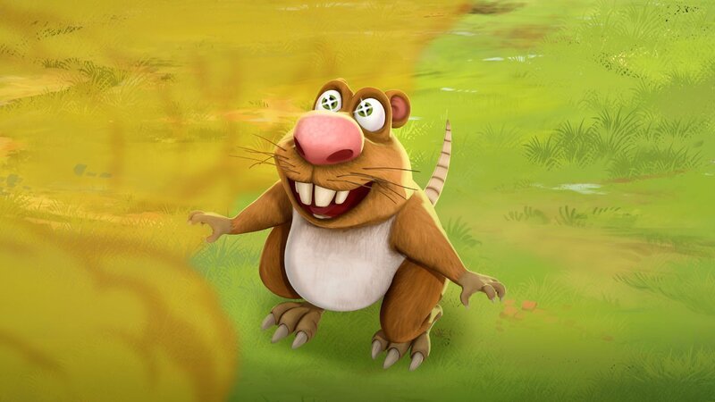 Rugo hat mal wieder etwas gesichtet, dass sie verspeisen könnte. – Bild: SUPER RTL Rugo hat mal wieder etwas gesichtet, dass sie verspeisen könnte. – Bild: SUPER RTL