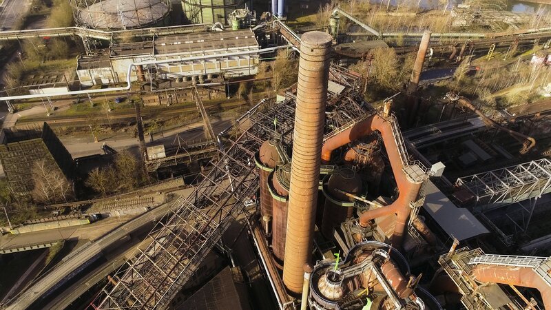 Die Völklinger Hütte war Ende des 19. Jahrhunderts das Zentrum der Schwerindustrie. – Bild: ZDF und Joachim Köhler