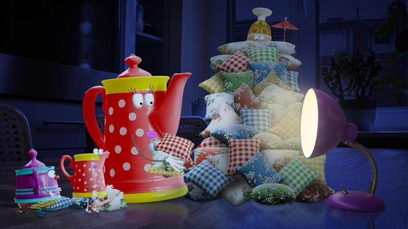 Das ängstliche Ei wird weich gebettet. Mal sehen, was dann passiert … – Bild: rbb/​mdr/​B+M Entertainment