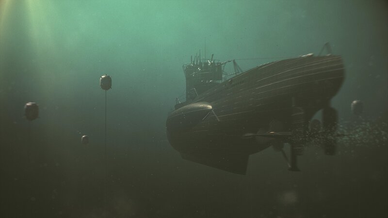 Reconstruction of a submarine – Bild: Mallinson Sadler Productions Ltd