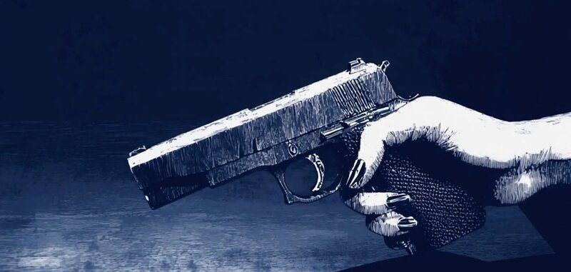 Illustration – eine Frau mit einer Pistole – Bild: ORF/​Das Rund GmbH