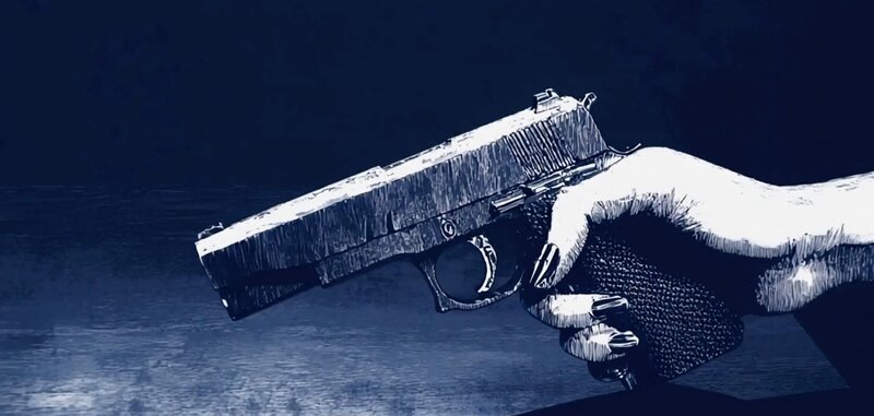 Illustration – eine Frau mit einer Pistole – Bild: ORF/​Das Rund GmbH