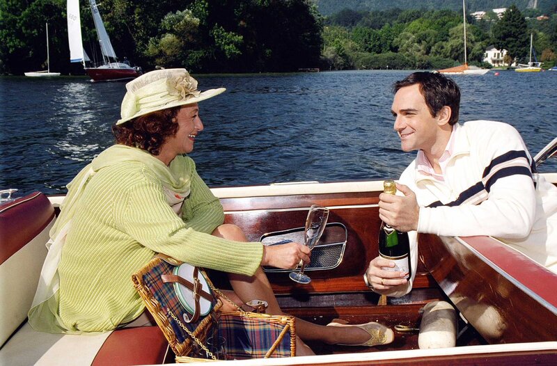 Elisabeth Rath (Bianca), Harry Blank (Andreas Hardenberg). – Bild: ORF/​Hubert Mican