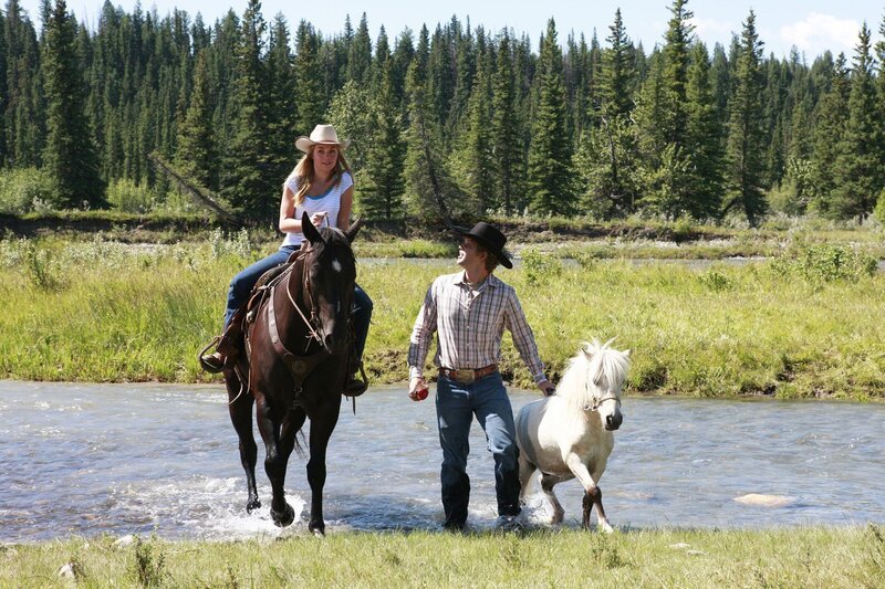 Dank der Hilfe von Caleb (Kerry James) und Sugarfoot machen Amy und das Polizeipferd Venture große Fortschritte. – Bild: MG RTL D