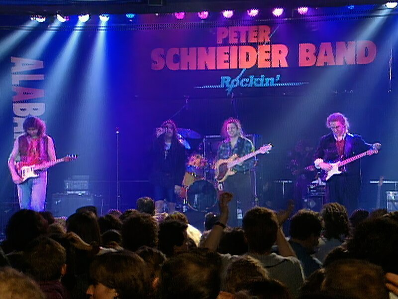Konzert der „Peter Schneider Band“ in der Münchner Alabamahalle am 25.01.1995. – Bild: BR