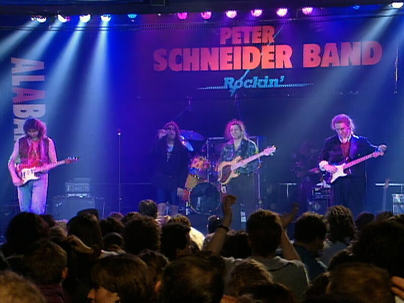 Konzert der „Peter Schneider Band“ in der Münchner Alabamahalle am 25.01.1995. – Bild: BR
