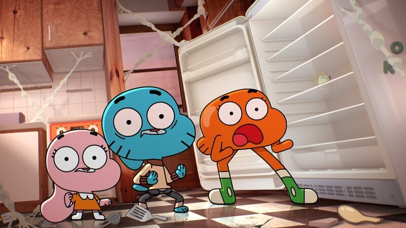 v.li.: Anais, Gumball, Darwin – Bild: Hanna-Barbera Studios Europe, WarnerMedia Kids and Family’s flagship television animation studio