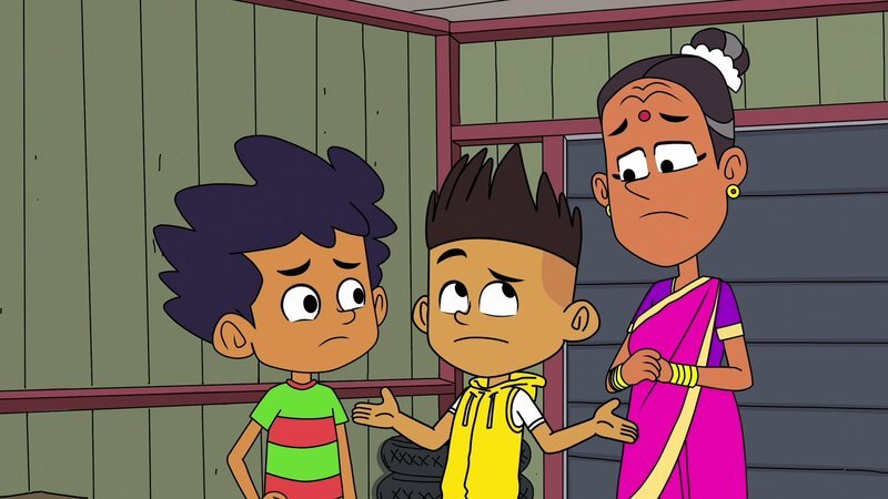 v.li.: Sammy, Raj, Dadi Disha – Bild: Paramount