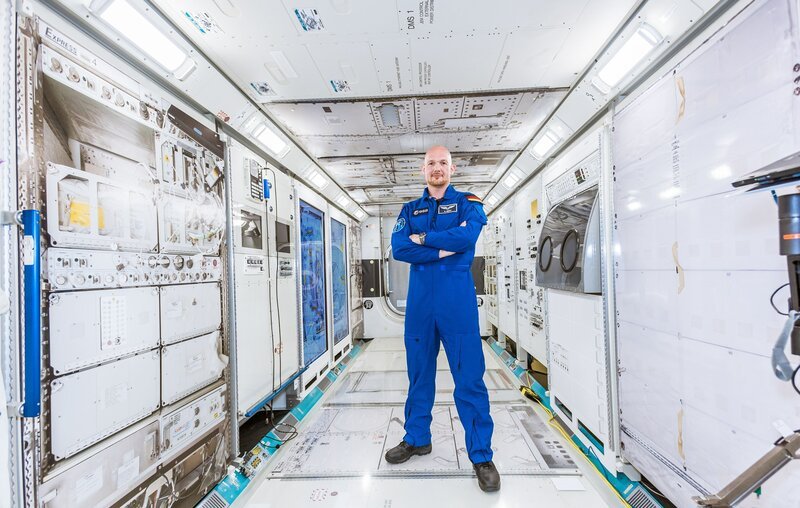 „Terra X“ hat Alexander Gerst beim Training für seine Mission „Horizons“ begleitet – Bild: THE HISTORY CHANNEL /​ ZDF /​ Maike Simon