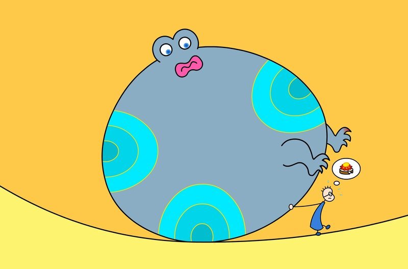 TOM versucht, den großen Frosch Bongo zum Herrn Doktor zu bringen. – Bild: SWR