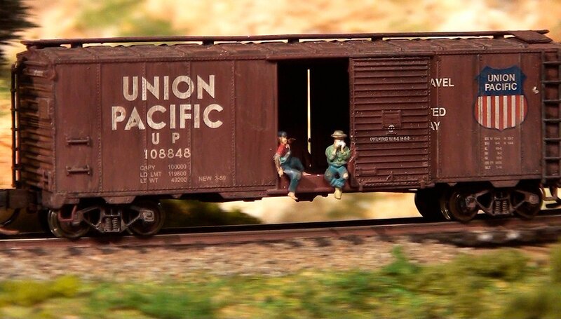 Modellbahnanlage „Little Valley“ Arnold Girr: Dargestellt ist die Zeit zwischen 1949 und 1970. – Bild: SWR