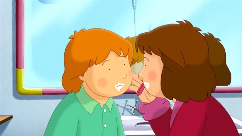 Abends im Badezimmer beschließen Laura und Tommy den verlorenen Kompass im Garten zu suchen. Die Großeltern sollen davon nichts mitbekommen. – Bild: ZDF und Mondo tv, ZDF-E