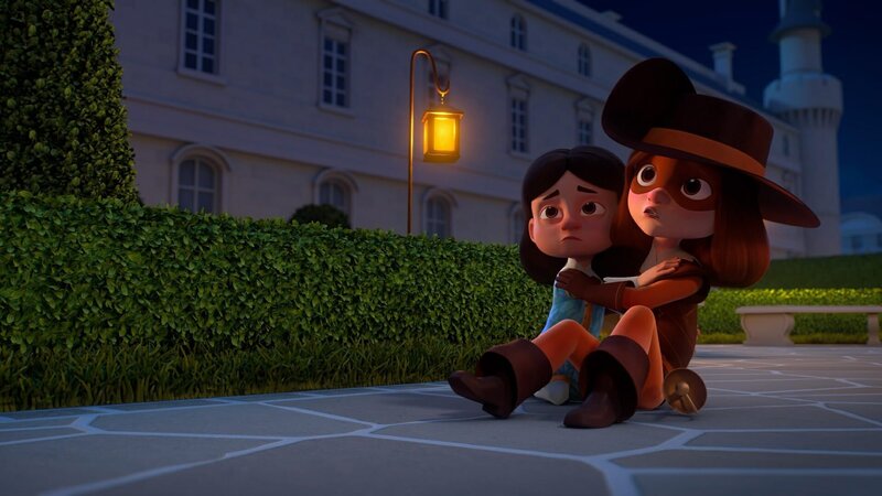 D’Artagnans Aufgabe ist es, den König zu beschützen – auch vor riesigen Raketen. – Bild: ZDF/​Method Animation/​Palomar/​ZDF Studios