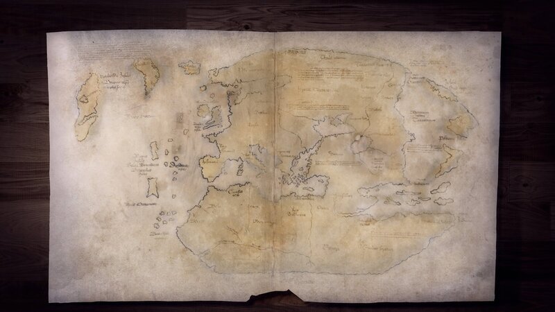 Wikingerkarte. – Bild: ZDF und Blink Entertainment/​Treasures Investigatons Inc.