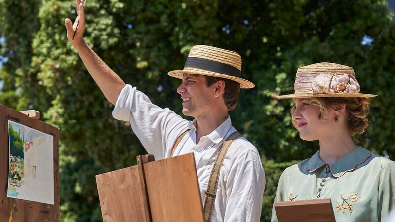 Lucian Ainsworth (Oliver Dench) und Rose Drummond-Ward (Claude Scott-Mitchell) – Bild: AXN White