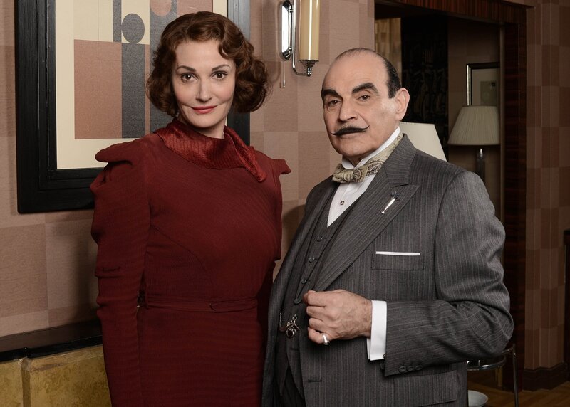 Sarah Parish (Flossie Monro), David Suchet – Bild: PLURIMEDIA (ITV)