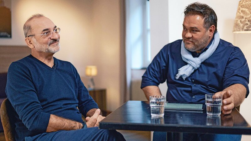 Patrick Knittelfelder, Tobias Liminski (v. l.) – Bild: GRANDIOS/​Bibel TV