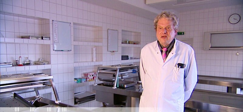 Rechtsmediziner Prof. Dr. Manfred Kleiber, Halle – Bild: RTL