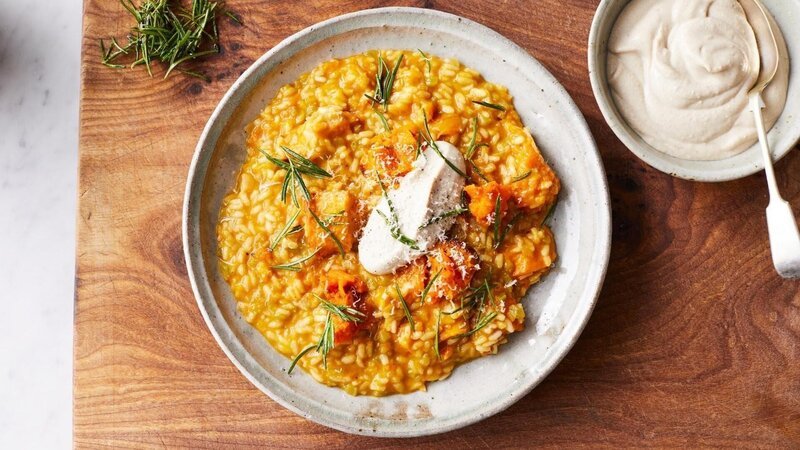 Kürbisrisotto. – Bild: RTL