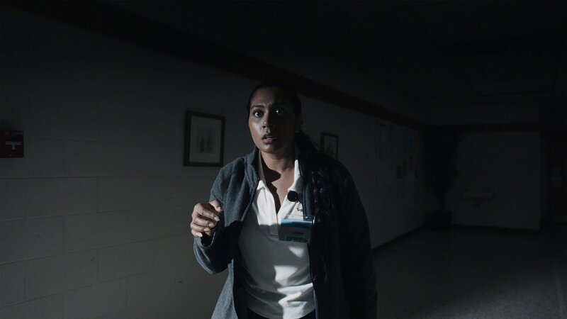 A frightened nurse. – Bild: Blue Ant Media