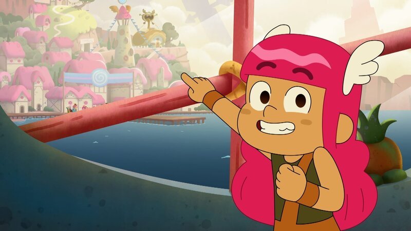 Die Longbeard-Schiffscrew kehrt nach 30 Tagen und 30 erfüllten Quests zurück. Eine starke Leistung! Sie freuen sich auf ihren bevorstehenden Aufstieg in der Bestenliste. (im Bild: Lana) – Bild: Copernicus Studios /​ Zephyr Animation