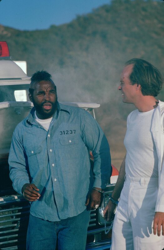 B.A. Baracus (Mr. T, l.); Murdock (Dwight Schultz, r.) – Bild: Stephen J. Cannell Productions