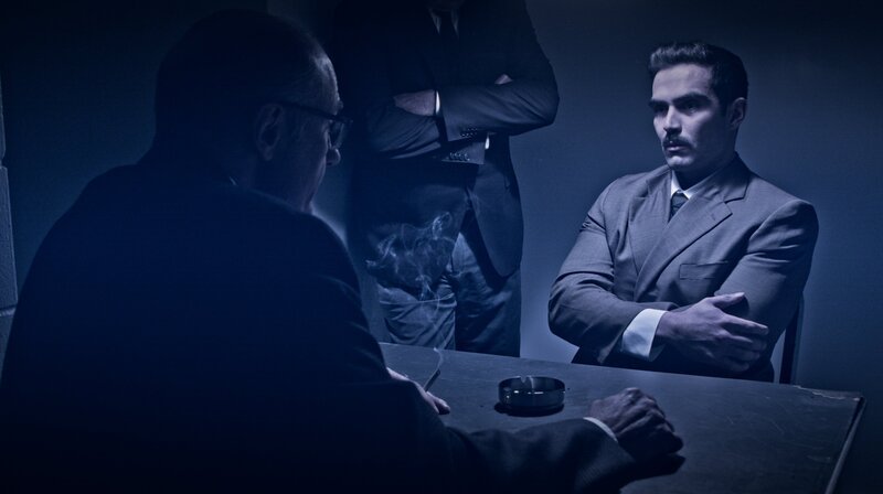 Ein Mann, gegen den ermittelt wird – Bild: The History Channel