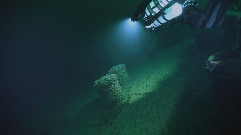 Tomasz Stachura’s dive team discover the underwater remains of the Gustloff. – Bild: Tomasz Stachura