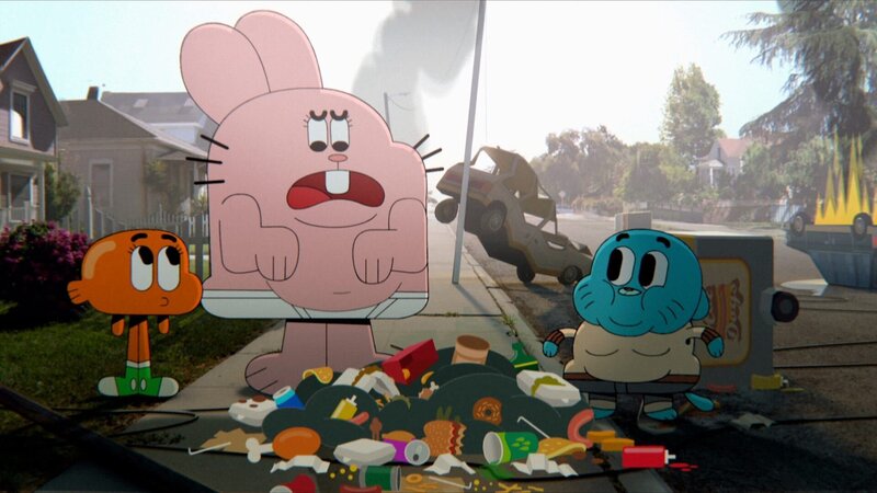 v.li.: Darwin, Richard, Gumball – Bild: Warner Bros. Discovery, Inc. or its subsidiaries and affiliates