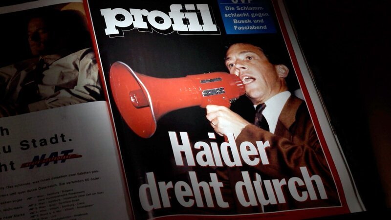 Titelseite Profil – Jörg Haider. – Bild: ORF/​ORF III