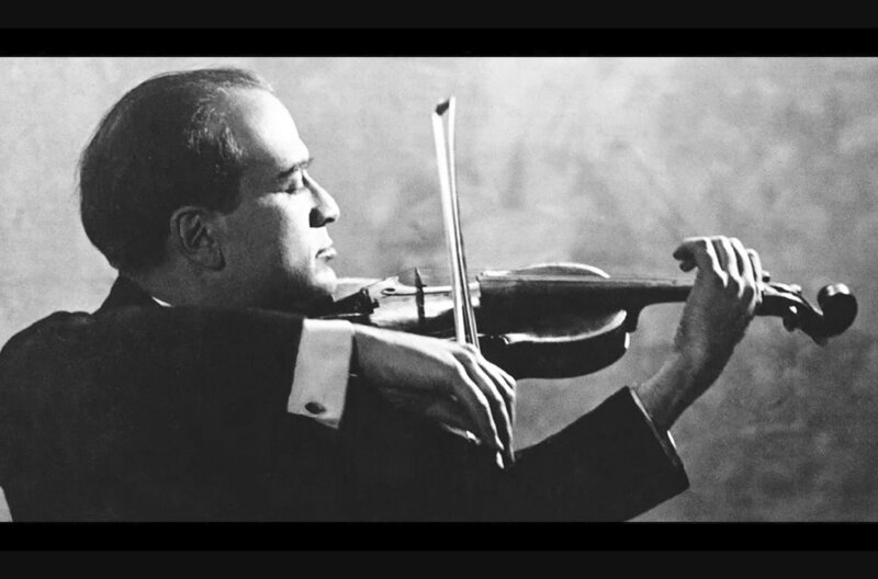 Der polnisch-jüdische Violinist Bronislaw Huberman: 1936 gründete er das Palestine Symphony Orchestra. – Bild: DokFabrik