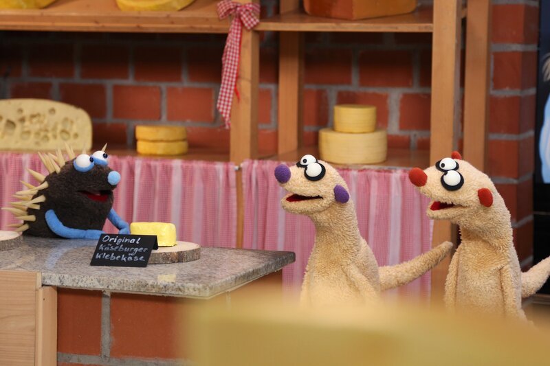 Der Käse-Igel hat ein Problem. – Bild: NDR/​bigSmile