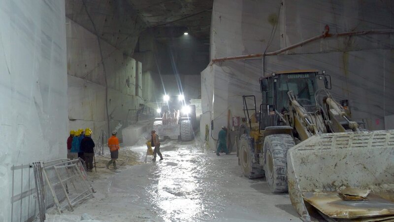 Marmorabbau Laas. – Bild: ORF Marmorabbau Laas. – Bild: ORF