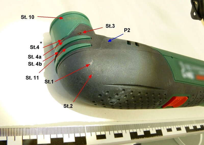 An einem sogenannten Multitool finden die Ermittler Blutspuren der Frau. Ihre These: Mit diesem Werkzeug könnte die Leiche von Britta B. zerstückelt worden sein. – Bild: ZDF und LKA Hessen
