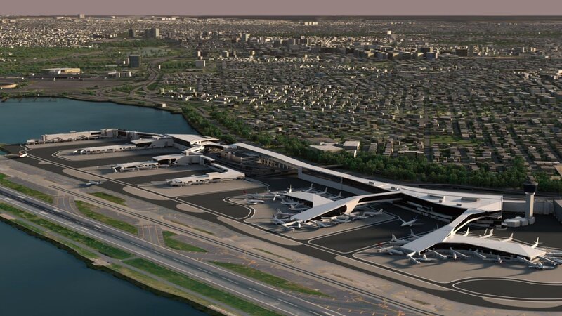 CGI of LaGuardia Airport. – Bild: Windfall Films /​ Nat Geo