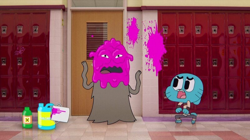 v.li.: Principal Brown, Gumball – Bild: Warner Bros. Discovery, Inc. or its subsidiaries and affiliates