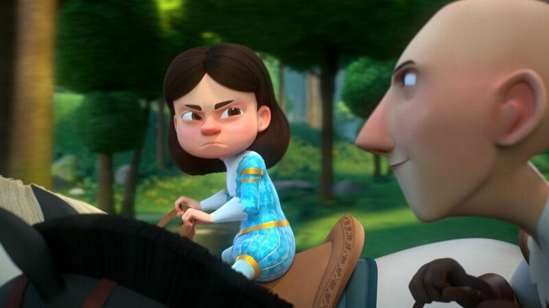 Zu spät erkennt der König (links) den fiesen Gaston de Rustignac (rechts). – Bild: ZDF/​Method Animation/​Palomar/​ZDF Studios