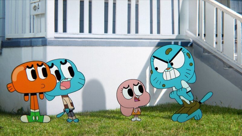 v.li.: Darwin, Gumball, Anais, Nicole – Bild: Warner Bros. Discovery, Inc. or its subsidiaries and affiliates.