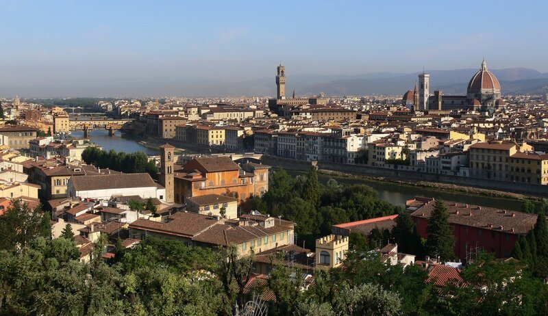 Großherzogliche Residenzstadt Florenz, die Heimat von Prinz Luitpolds Gemahlin. – Bild: Dr. Bernhard Graf /​ BR